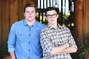 Eric and Reed Palmer